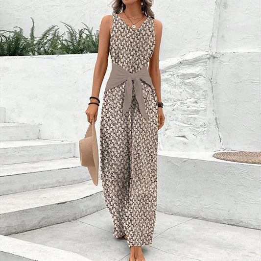 Josefine – Elegant Chic Tie Detailed Jumpsuit - Image 1