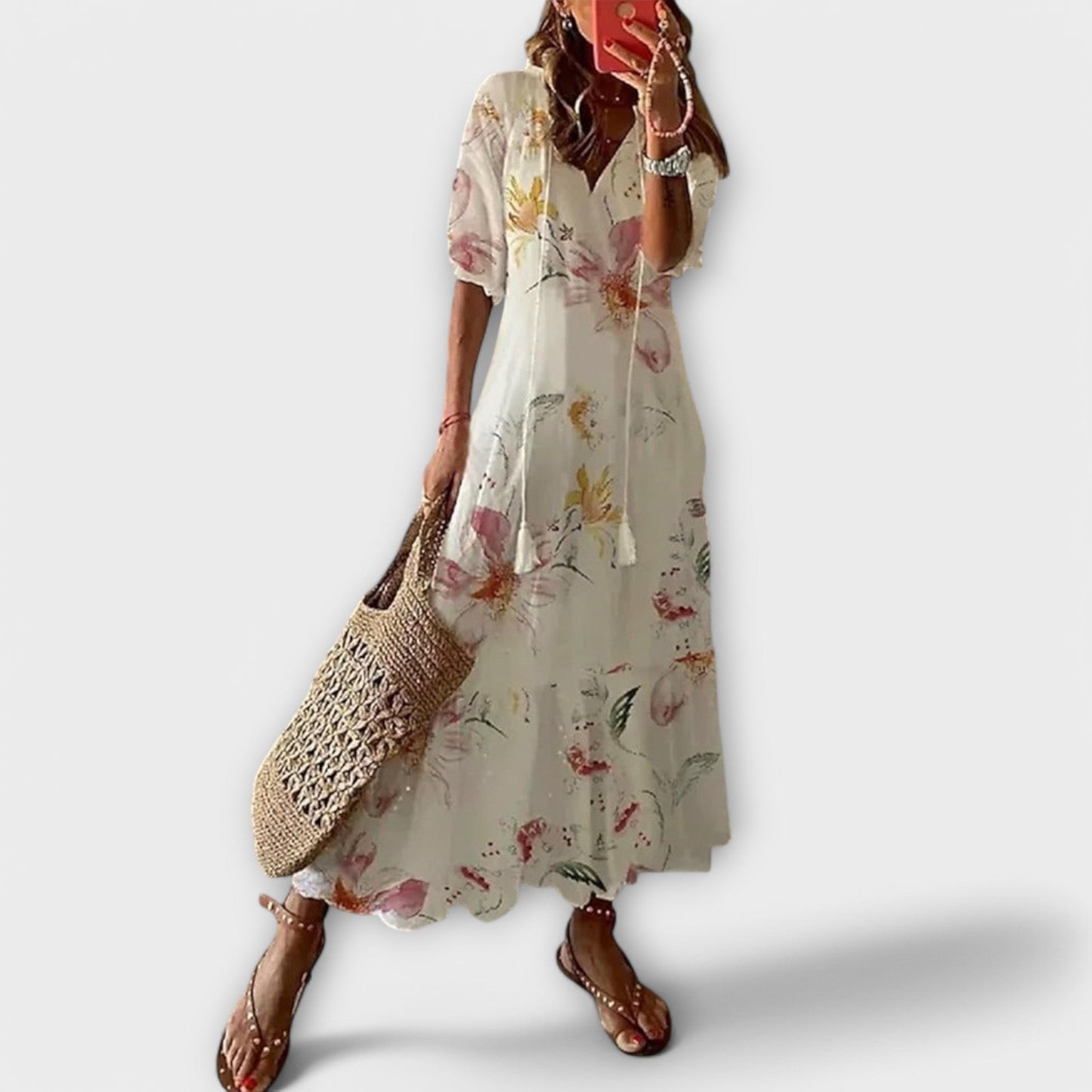 Carina – Floral Summer Maxi Dress - Image 5
