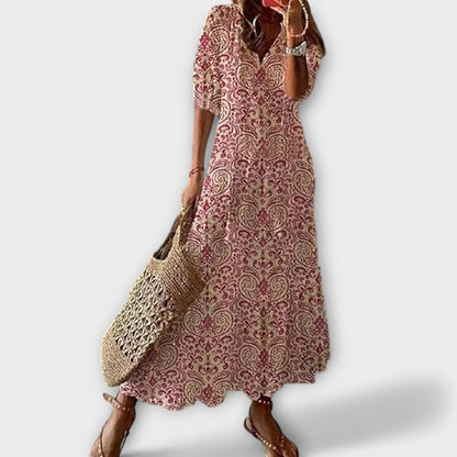 Carina – Floral Summer Maxi Dress - Image 4