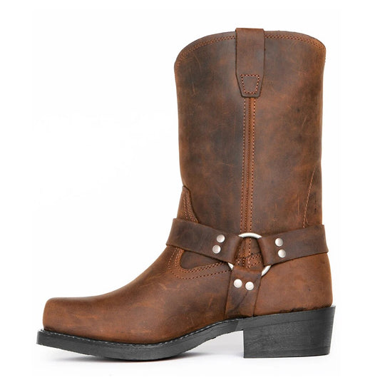 Daniel - Buty męskie kowbojki skórzane western