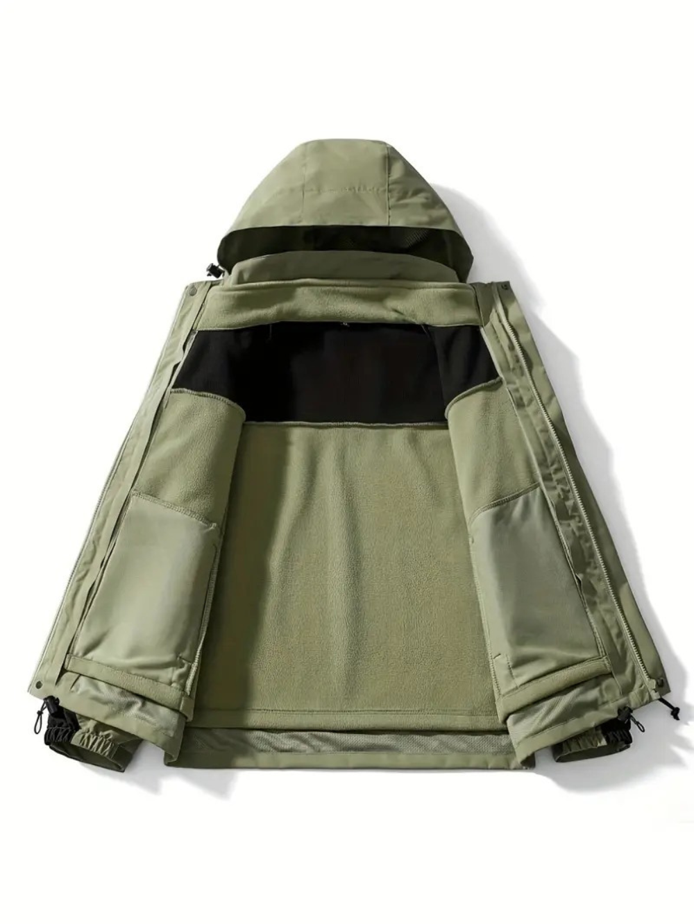 Noah – Funkcjonalna kurtka męska outdoorowa z kapturem i warstwową konstrukcją