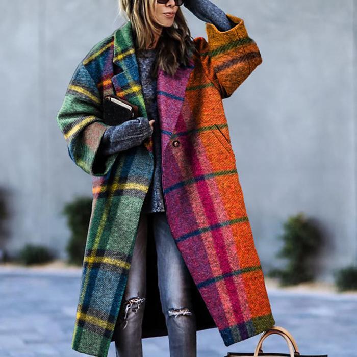 Olivia – Oversize płaszcz wełniany damski o nowoczesnym kroju